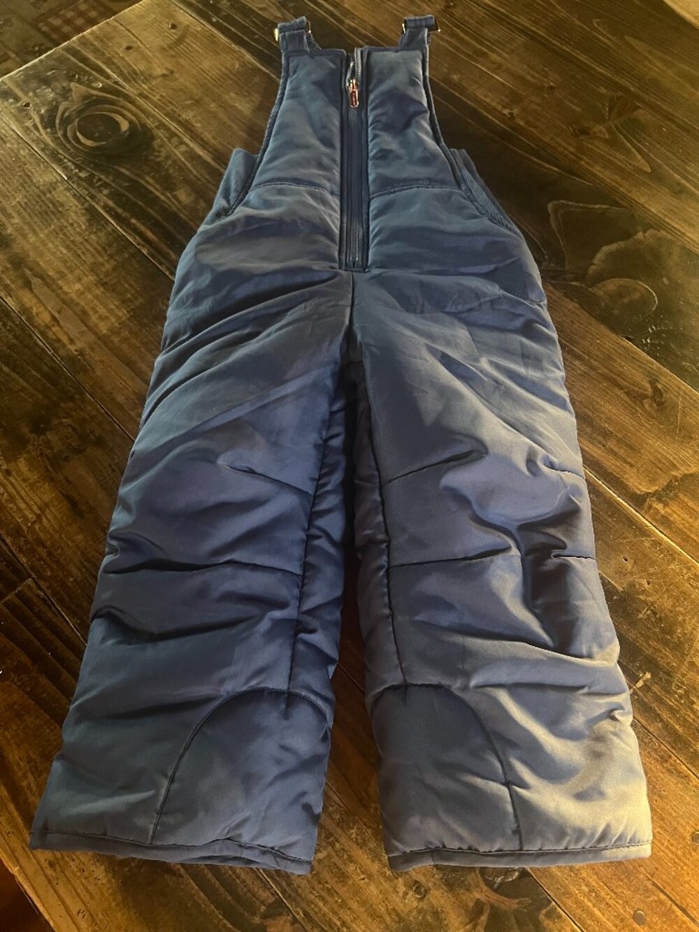 Kids Snow Bib Pants Size 4 Navy Blue Insulated Winter Ski Overalls